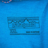 Patagonia Polo Shirt - 2XL Blue Cotton