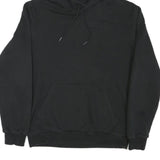 PUMA Mens Black Hoodie S Cotton Blend Pullover Drawstring Hood Pocket