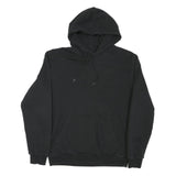 PUMA Mens Black Hoodie S Cotton Blend Pullover Drawstring Hood Pocket