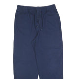 NAUTICA Mens Joggers Navy Blue Regular Straight M W30 L28 Cotton Blend Casual