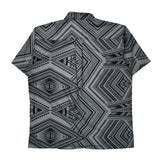 Eveni Hawaiian Shirt - XL Black Cotton