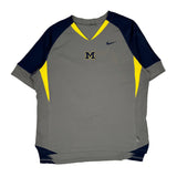 M Logo Nike Football Jersey - XL Yellow Polyester