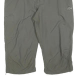 MAMMUT Womens Shorts Green Casual L W34 Polyester Blend Outdoor Zip Pocket