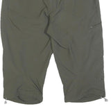 MAMMUT Womens Shorts Green Casual L W34 Polyester Blend Outdoor Zip Pocket