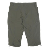 MAMMUT Womens Shorts Green Casual L W34 Polyester Blend Outdoor Zip Pocket