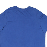 NIKE Mens Blue Graphic T-Shirt 2XL Short Sleeve Crew Neck Cotton Blend
