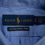 Ralph Lauren Short Sleeve Shirt - Large Blue Cotton