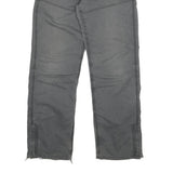 CARHARTT Mens Regular Grey Cotton Blend Regular Fit Trousers W34 L30 Workwear