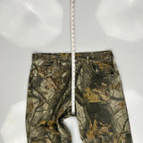 Wrangler Double Knee Pants - 37W 29L Camo Cotton