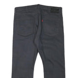 LEVI'S 513 Mens Jeans Regular Straight Denim Dark W38 L26 Stylish Zip Closure
