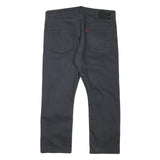 LEVI'S 513 Mens Jeans Regular Straight Denim Dark W38 L26 Stylish Zip Closure