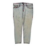 True Religion Contrast Stitch Jeans - 39W 32L Light Wash Cotton