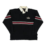 Guinness Striped Rugby Shirt - 2XL Black Cotton