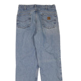 CARHARTT Mens Jeans Blue Regular Straight Denim Medium W32 L32 Classic Fit