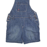DICKIES Womens Blue Denim Relaxed Cotton Dungarees M W36 L6 Casual Shortalls