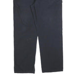 DICKIES Mens Cotton Blend Black Regular Straight Trousers W40 L32 Workwear Zip