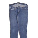 LEVI'S 524 Womens Jeans Blue Slim Skinny Denim W31 L29 Stretch Zip Closure