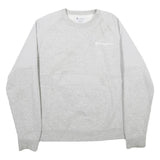 CHAMPION Mens Grey & Light Grey Cotton Blend Crew Neck XL Sweatshirt Casual
