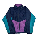 Asics Windbreaker - Large Green Nylon