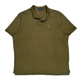 Polo By Ralph Lauren Polo Shirt - 2XL Green Cotton