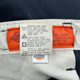 Dickies Chino Shorts - 34W 10L Navy Polyester Blend