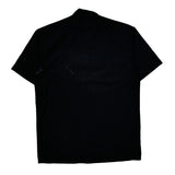 Dickies Short Sleeve Shirt - Medium Black Cotton