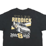 NASCAR Mens Black Tyler Reddick T-Shirt 2XL Short Sleeve Crew Neck Graphic Print