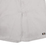 DICKIES Mens Shorts Grey Casual XL W40 Loose Fit Workwear Polyester Blend