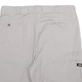 DICKIES Mens Shorts Grey Casual XL W40 Loose Fit Workwear Polyester Blend