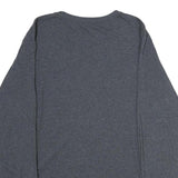 RUSSELL ATHLETIC Mens Grey Long Sleeve Crew Neck Plain Cotton Blend L