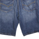 INSO Mens Denim Blue Casual Shorts L W36 Cotton Blend Stylish
