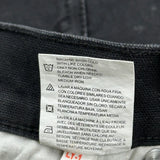 Dickies Denim Shorts - 36W 10L Black Cotton