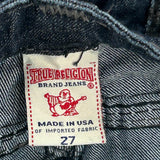 True Religion Skinny Jeans - 28W UK 6 Dark Wash Denim