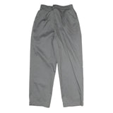 LEVI'S Womens Cotton Blend Grey Regular Straight Trousers W24 L25 Casual Smart