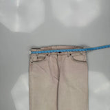 Levis Jeans - 35W 29L Beige Cotton