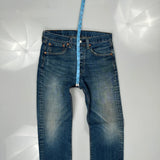 501 Levis Jeans - 31W 34L Blue Cotton