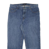 TOMMY HILFIGER Mens Regular Blue Denim Jeans W36 L28 Classic Cotton Blend Zip
