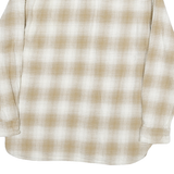 LEVI'S Mens Beige & White Check Shirt M Cotton Blend Casual Button Shirt