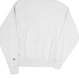 CHAMPION REVERSE WEAVE Mens White Hoodie S EIU Est 1895 Pullover Cotton
