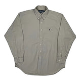 Blake Ralph Lauren Shirt - Large Beige Cotton