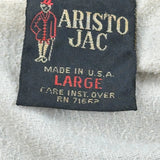 Aristo Jac Varsity Jacket - Large Brown Polyester