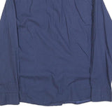TOMMY HILFIGER Mens Blue Pattern Shirt S Cotton Blend Casual Button Shirt