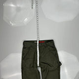 Dickies Carpenter Pants - 29W 30L Green Cotton Blend