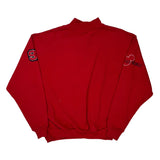 Walt Disney World 25 Years Mickey Inc Graphic Long Sleeve T-Shirt - Medium Red Cotton