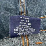 Joker Denim Shorts - 34W 11L Dark Wash Cotton