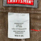 Craftsman Carpenter Trousers - 32W 32L Brown Cotton