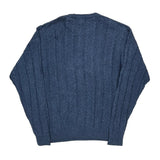 Chaps Ralph Lauren Sweater - Large Blue Cotton