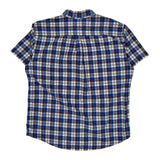 Tommy Hilfiger Checked Short Sleeve Shirt - XL Blue Cotton
