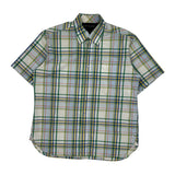 Tommy Hilfiger Checked Short Sleeve Shirt - Large Multicoloured Cotton
