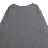 HARLEY DAVIDSON Womens Grey Long Sleeve Crew Neck Graphic T-Shirt 2XL Cotton